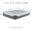 image:imageSignature Design by Ashley 12 Inch Chime Elite 20 Plush Green Tea Memory Foam Mattress for Cool Sleep and Pressure Relief Full FiberglassFree Mattress In A Box14 King