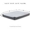 image:imageSignature Design by Ashley 12 Inch Chime Elite 20 Plush Green Tea Memory Foam Mattress for Cool Sleep and Pressure Relief Full FiberglassFree Mattress In A Box10 Queen