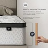 image:imageSignature Design by Ashley 12 Inch Medium Firm Hybrid Mattress Queen GrayCalifornia King