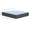 image:imageSignature Design by Ashley 12 Inch Medium Firm Hybrid Mattress Queen GrayCalifornia King