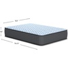 image:imageSignature Design by Ashley 12 Inch Medium Firm Hybrid Mattress Queen GrayFull