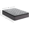 image:imageSignature Design by Ashley 12 Inch Medium Firm Hybrid Mattress Queen GrayFull