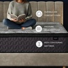 image:imageSignature Design by Ashley 12 Inch Medium Firm Hybrid Mattress Queen GrayKing
