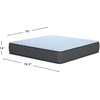 image:imageSignature Design by Ashley 12 Inch Medium Firm Hybrid Mattress Queen GrayKing