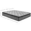 image:imageSignature Design by Ashley 12 Inch Medium Firm Hybrid Mattress Queen GrayQueen