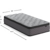 image:imageSignature Design by Ashley 12 Inch Medium Firm Hybrid Mattress Queen GrayTwin