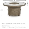 image:imageSignature Design by Ashley 1Piece Outdoor Coffee Table Sintered StoneOutdoor Firepit Table
