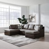 image:imageSignature Design by Ashley 2Piece Sleeper Sectional Sofa with Chaise