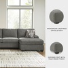 image:imageSignature Design by Ashley 3Piece Sleeper Sectional Double Chaise3 Piece Sectional with Chaise