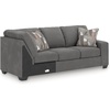 image:imageSignature Design by Ashley 3Piece Sleeper Sectional Double Chaise3Piece Sectional with Chaise