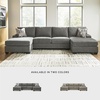 image:imageSignature Design by Ashley 3Piece Sleeper Sectional Double Chaise3Piece Sleeper Sectional with Double Chaise