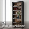 image:imageSignature Design by Ashley 60 Farmhouse Home Office Desk Chipped WhiteBrownBlack