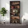 image:imageSignature Design by Ashley 60 Farmhouse Home Office Desk Chipped WhiteBrownBlack