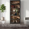 image:imageSignature Design by Ashley 60 Farmhouse Home Office Desk Chipped WhiteBrownBlack