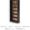 image:imageSignature Design by Ashley 60 Farmhouse Home Office Desk Chipped WhiteBrownBlack