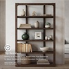 image:imageSignature Design by Ashley 60 Farmhouse Home Office Desk Chipped WhiteDark Brown