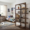 image:imageSignature Design by Ashley 60 Farmhouse Home Office Desk Chipped WhiteDark Brown