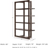 image:imageSignature Design by Ashley 60 Farmhouse Home Office Desk Chipped WhiteDark Brown