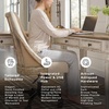 image:imageSignature Design by Ashley 60 Farmhouse Home Office Desk Chipped WhiteWhite  Brown