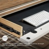image:imageSignature Design by Ashley 60 Farmhouse Home Office Desk Chipped WhiteWhiteBrown