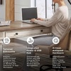 image:imageSignature Design by Ashley 60 Farmhouse Home Office Desk Chipped WhiteWhiteBrown
