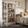 image:imageSignature Design by Ashley 60 Farmhouse Home Office Desk Chipped WhiteWhiteBrown