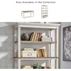 image:imageSignature Design by Ashley 60 Farmhouse Home Office Desk Chipped WhiteWhiteBrown