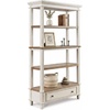 image:imageSignature Design by Ashley 60 Farmhouse Home Office Desk Chipped WhiteWhiteBrown