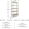 image:imageSignature Design by Ashley 60 Farmhouse Home Office Desk Chipped WhiteWhiteBrown