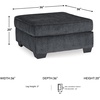 image:imageSignature Design by Ashley Altari 2Piece Sleeper Sectional with ChaiseCharcoal