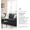 image:imageSignature Design by Ashley Altari 2Piece Sleeper Sectional with ChaiseCharcoal