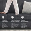 image:imageSignature Design by Ashley Altari 2Piece Sleeper Sectional with ChaiseCharcoal