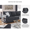 image:imageSignature Design by Ashley Altari 2Piece Sleeper Sectional with ChaiseDark Gray