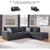 image:imageSignature Design by Ashley Altari 2Piece Sleeper Sectional with ChaiseDark Gray