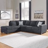 image:imageSignature Design by Ashley Altari 2Piece Sleeper Sectional with ChaiseDark Gray