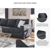 image:imageSignature Design by Ashley Altari 2Piece Sleeper Sectional with ChaiseDark Gray