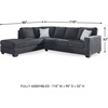 image:imageSignature Design by Ashley Altari 2Piece Sleeper Sectional with ChaiseDark Gray