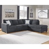 image:imageSignature Design by Ashley Altari 2Piece Sleeper Sectional with ChaiseDark Gray