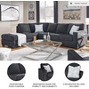 image:imageSignature Design by Ashley Altari 2Piece Sleeper Sectional with ChaiseDark Gray