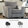 image:imageSignature Design by Ashley Altari 2Piece Sleeper Sectional with ChaiseLight Gray