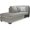 image:imageSignature Design by Ashley Altari 2Piece Sleeper Sectional with ChaiseLight Gray