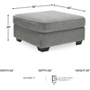 image:imageSignature Design by Ashley Altari 2Piece Sleeper Sectional with ChaiseLight Gray