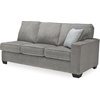 image:imageSignature Design by Ashley Altari 2Piece Sleeper Sectional with ChaiseLight Gray