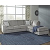 image:imageSignature Design by Ashley Altari 2Piece Sleeper Sectional with ChaiseLight Gray
