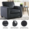 image:imageSignature Design by Ashley Altari 2Piece Sleeper Sectional with ChaiseSlate Gray