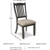 image:imageSignature Design by Ashley Berringer Wood Dining Chairs Set of 2 BrownBlack