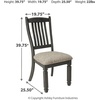 image:imageSignature Design by Ashley Berringer Wood Dining Chairs Set of 2 BrownBlack