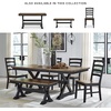 image:imageSignature Design by Ashley Berringer Wood Dining Chairs Set of 2 BrownGrayish Brown  Black