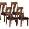 image:imageSignature Design by Ashley Berringer Wood Dining Chairs Set of 2 BrownMedium Brown