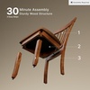 image:imageSignature Design by Ashley Berringer Wood Dining Chairs Set of 2 BrownRustic Brown